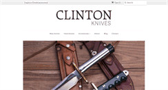 Desktop Screenshot of clintonknives.com