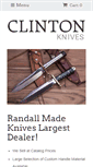 Mobile Screenshot of clintonknives.com